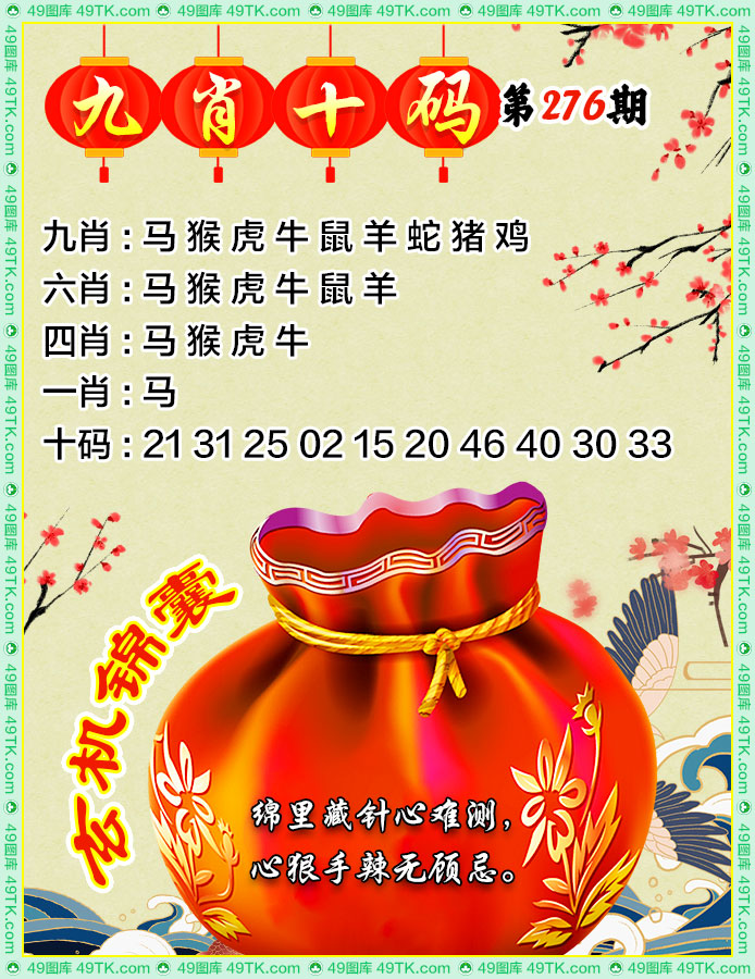九肖十码